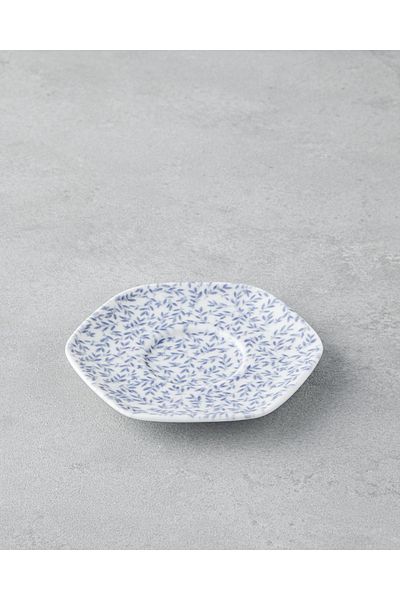 English Home Wendy Bone 11 cm Blue Porcelain Tea Plate