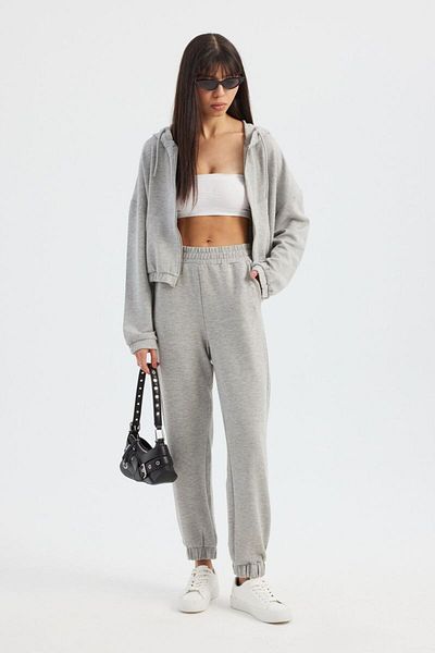 Hiccup Crop Hoodie - Σχέδιο με φερμουάρ