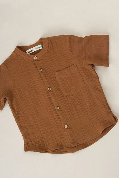 Mioma Kids Chocolate Patterned Pants Set