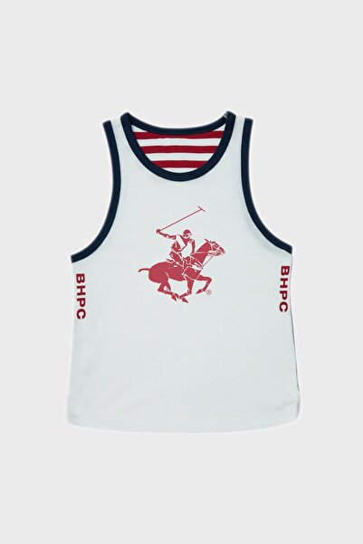 Beverly Hills Polo Club Bg Store Kız Çocuk Beyaz Atlet 23ss2bhg527