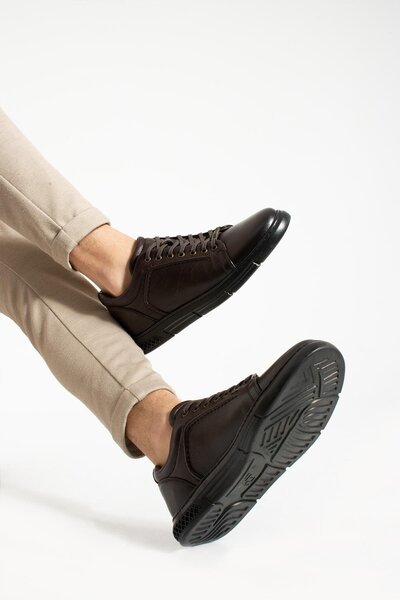 Hammer Jack Albara Genuine Leather Brown Men's Casual Shoes