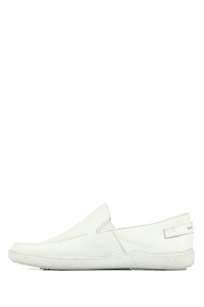 Hammer Jack Angers Genuine Leather White Toscana Men's Casual Shoes