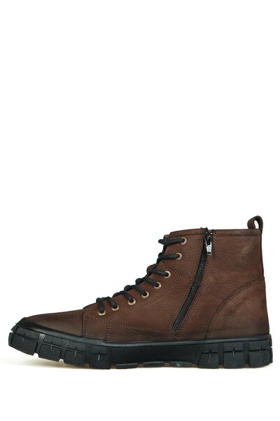 Hammer Jack Ανδρικές μπότες από γνήσιο δέρμα Sharon καφέ