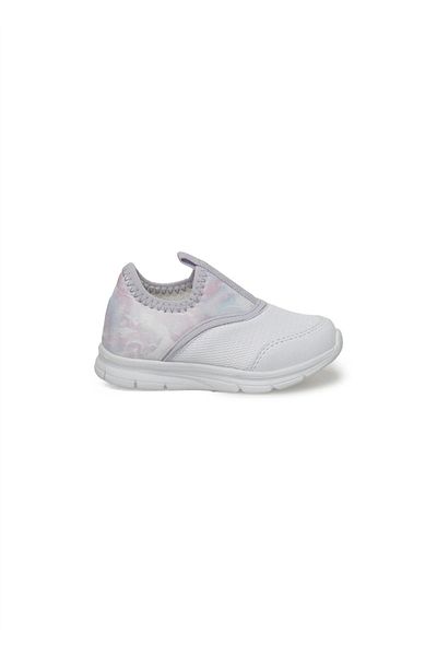 Kinetix Brayn 3fx Pt Kids White-pink-yellow Slip-on Sneaker Shoes