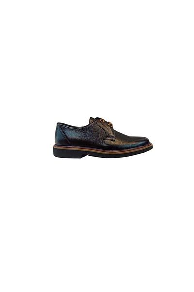 Cem Pekşen 203 Men's Black Genuine Leather Classic Shoes