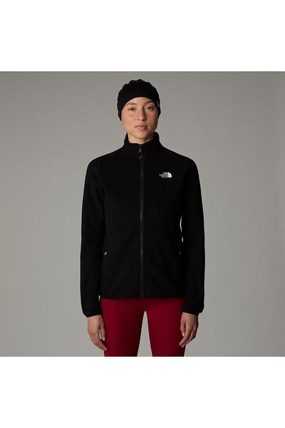 THE NORTH FACE 100% GLACIER FZ Μαύρο γυναικείο φούτερ φλις - NF0A855O4H01_W ΕΕ