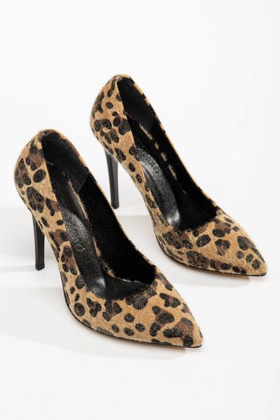 Ccway Women's Stiletto Leopard