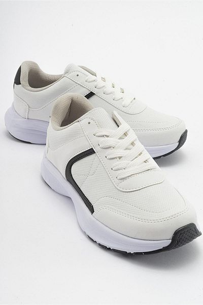 Ccway Pantofi sport de damă anti-alunecare ALB NEGRU