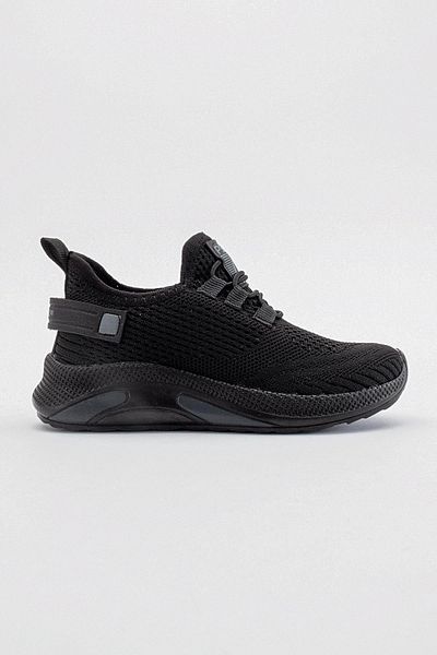 Ccway Mărimea 31-35 Tricotaje negre Pantofi sport pentru copii