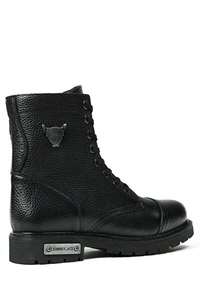 Hammer Jack Hakiki Deri Siyah Floter Erkek Bot