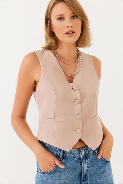 Bianco Lucci Mbms009 Women's Vest - 60501009   Model