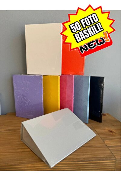 Angelphoto ألبوم صور 10×15، 100 ورقة بألوان متنوعة، 50 ورقة تحتوي على 50 صورة...