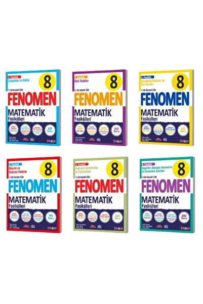 paraf yayınları Paraf Yayınları 8. Sınıf  Fenomen Matematik Fasikül Seti 2024...