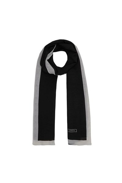 ipekevi Monogram Shawl - Black and White