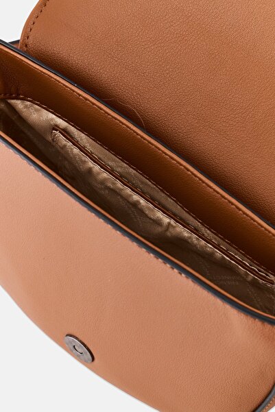 French Connection Women Stud Cross Body Bag 15 H x 20 L x 6 W cm, Brown