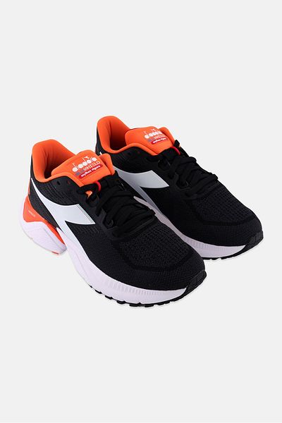 Diadora Women Mythos Blushield Wide Lace Up Sports Shoes, Black