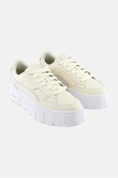 Puma Women Mayze Stack Lace Up Outdoor Shoes, Off White