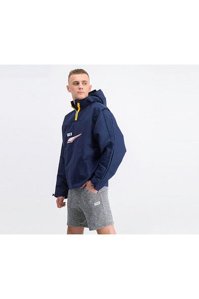 Puma Men Hooded Windbreaker Jacket, Peacoat
