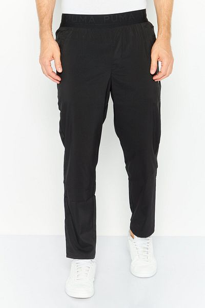 Puma Men Sportswear Fit Brand Logo Training Trackpants, Black