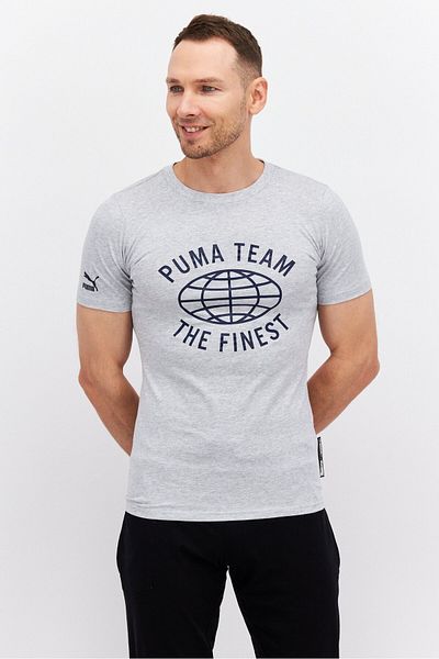 Puma Men Sportswear Fit Short Sleeves Outdoor T-shirt, Grey
