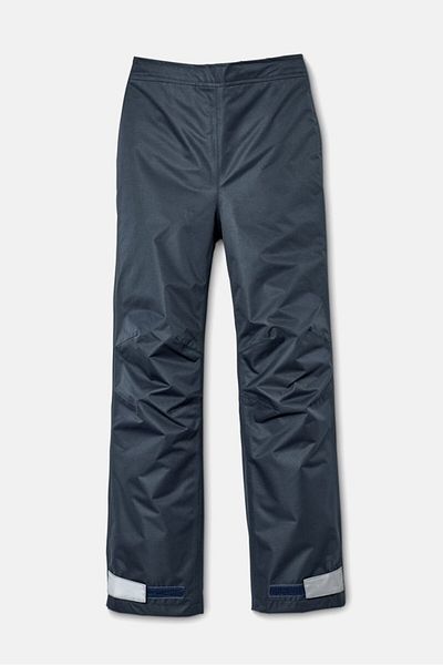 Tchibo Kids Boy Solid Elastic Waistband Rain Pants, Navy Blue