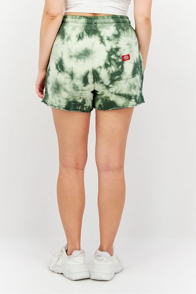 Dickies Women Tie Dye Basic Shorts, Green