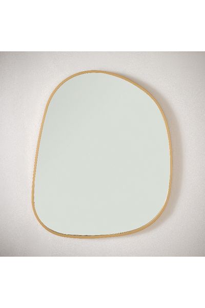 Home Box Fresco Metal Frame Wall Mirror - 57x70 cm