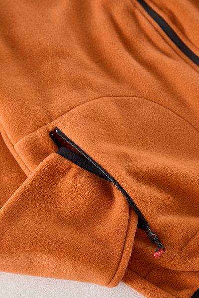 Edit by Trendyol Ανδρικό φούτερ Orange Fleece - Κανονική εφαρμογή, ζεστό TEDAW25SW00062