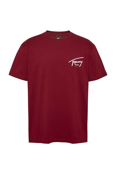 Tommy Hilfiger Tjm Reg Signature Print Extended Version Tee