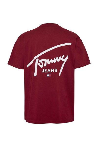 Tommy Hilfiger Tjm Reg Signature Print Extended Version Tee