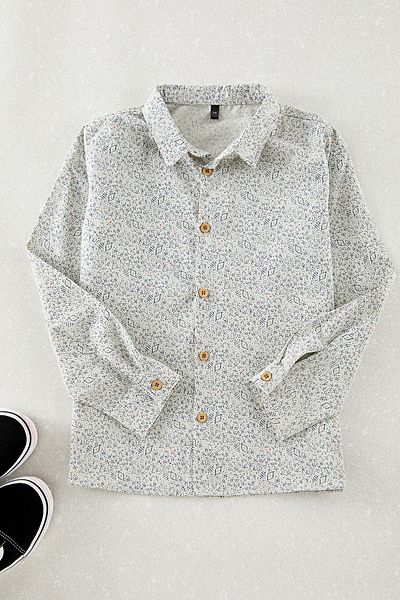 TRENDYOLKIDS قميص طويل للأولاد متعدد الألوان TKDAW25GO00010