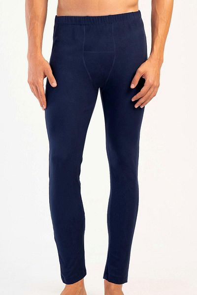 C&City Navy Blue Men's Thermal Bottom Underwear - 405159