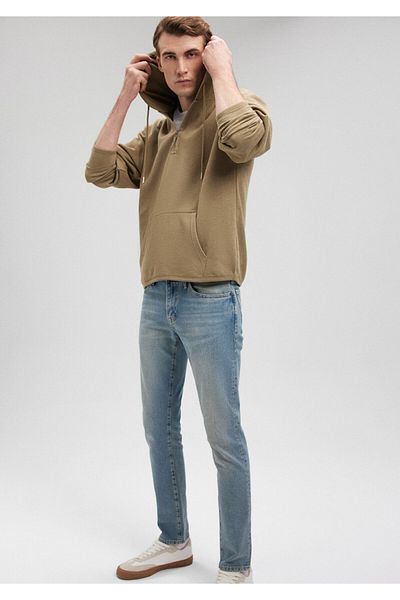 Mavi Brown Sweatshirt - Semi Zippered, 0s10099-71819 Model