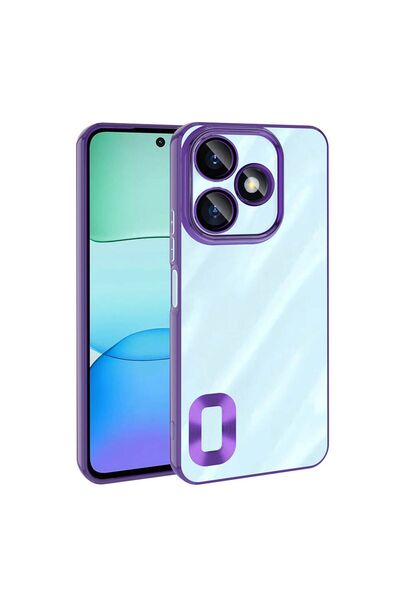 Nezih Case حافظة لهاتف Xiaomi Redmi 13 4G بزوايا ملونة وشفافة لحماية الكاميرا...