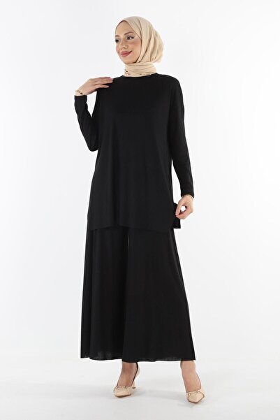 Plistre 2150_hoodie Košilová tunika- Kalhoty