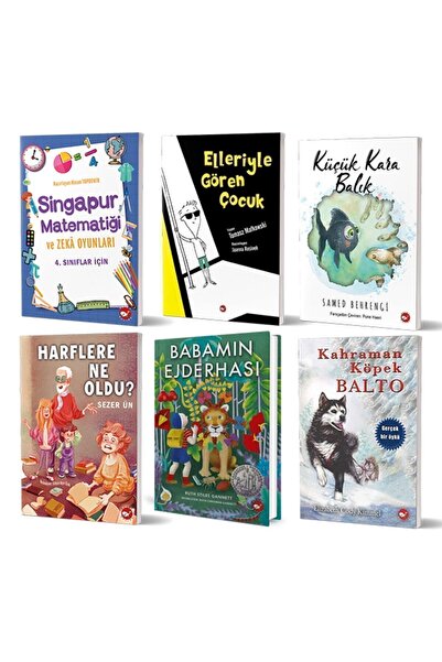 Beyaz Balina Yayınları 4. Sınıf Okuma Seti - (6 KİTAP) ( Eleştirel Okuma Kita...