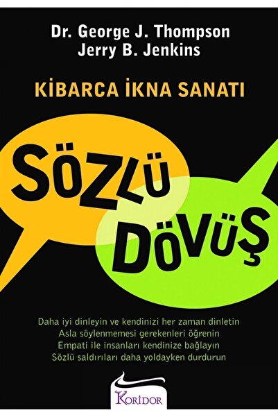 Koridor Yayınları Sözlü Dövüş Kibarca İkna Sanatı