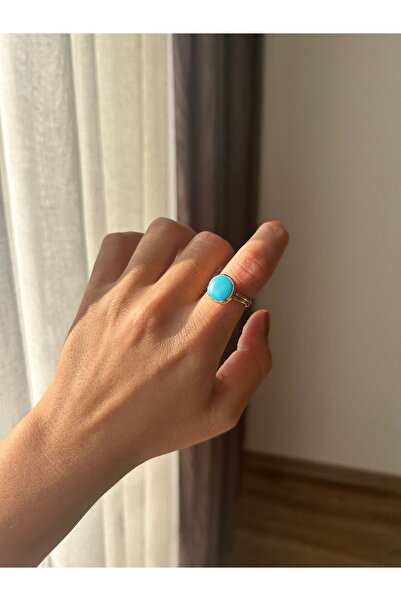 Doğaltaş Turkuaz yüzük