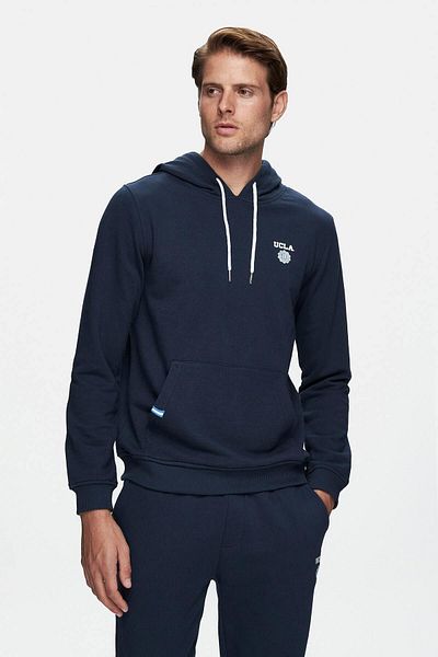 UCLA Nevada Men's Sweatshirt - Navy Blue, Hooded, Printed, Standard Fit