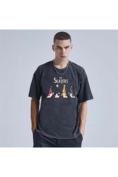 Toum Tricou unisex Enya Jewelry Washed The Slayers în stil vintage