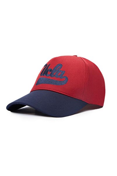 UCLA MAYER Bordo Baseball Cap Nakışlı - Unisex Şapka