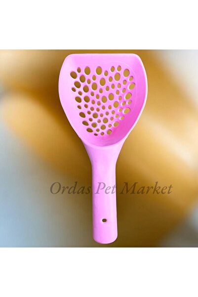 ORDAS KEDİ KÖPEK KUMU TEMİZLİĞİ İÇİN BÜYÜK DERİN KÜREK pembe