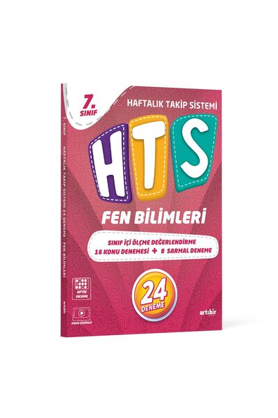 Artıbir Yayınları 7.sınıf Hts Fen Bilimleri Deneme (Haftalık Takip Sistemi)