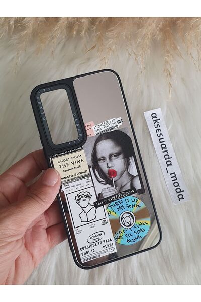 Aksesuarda Moda حافظة سامسونج جالاكسي A35 المتوافقة مع نمط المرآة