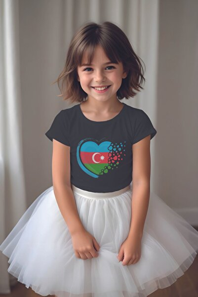 MYADA طقم تنورة وتي شيرت توتو مخصص بطابع أذربيجان - 12315