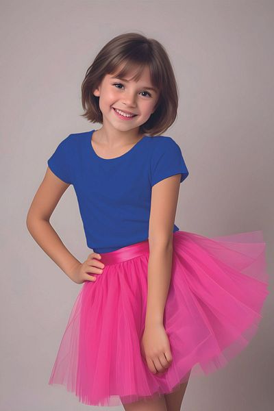 MYADA Birthday Party Leisure Special Show Tutu Skirt T-Shirt Combination