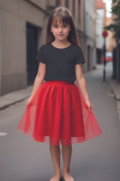 MYADA Ziua de naștere Timp liber Spectacol personalizat Fusta Tutu Combinație de tricou