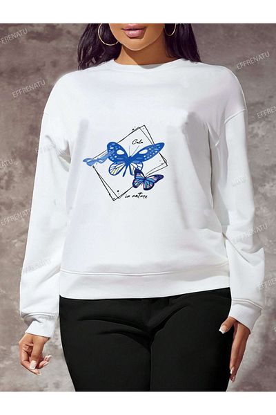 EFFRENATU hila fashion Φούτερ με κουκούλα σε υπέροχα χρώματα και μεγάλα μεγέθη
