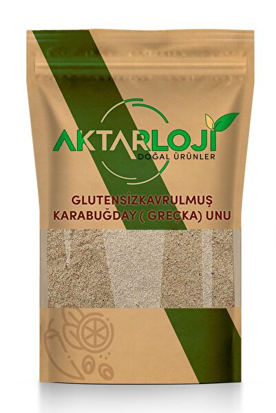 aktarloji 1 Kg Glutensiz Kavrulmuş Karabuğday Unu Greçka / Yeni Öğütülmüş
