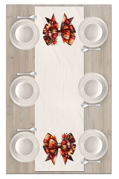 Bertille Home Autumn Series 140X40 cm Digital Printed Runner (Halloween Autumn)
